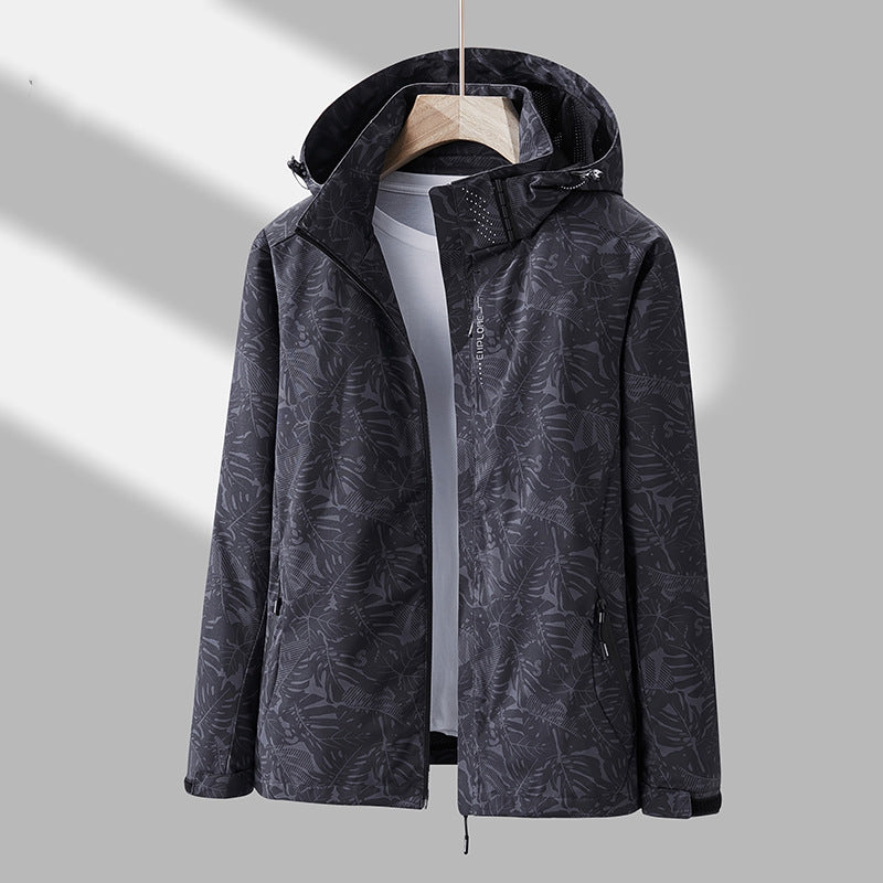 Drune | Stilvolle Damen-Outdoor-Jacke mit Muster und Kapuze
