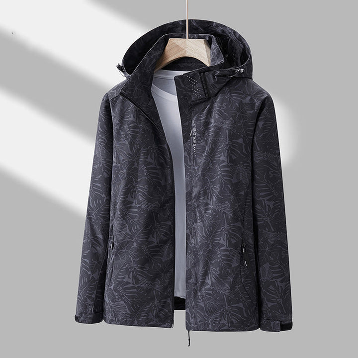 Drune | Stilvolle Damen-Outdoor-Jacke mit Muster und Kapuze