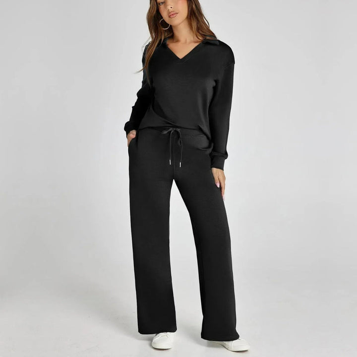 Drune | Damen Loungewear Satz mit Weiten Hosen