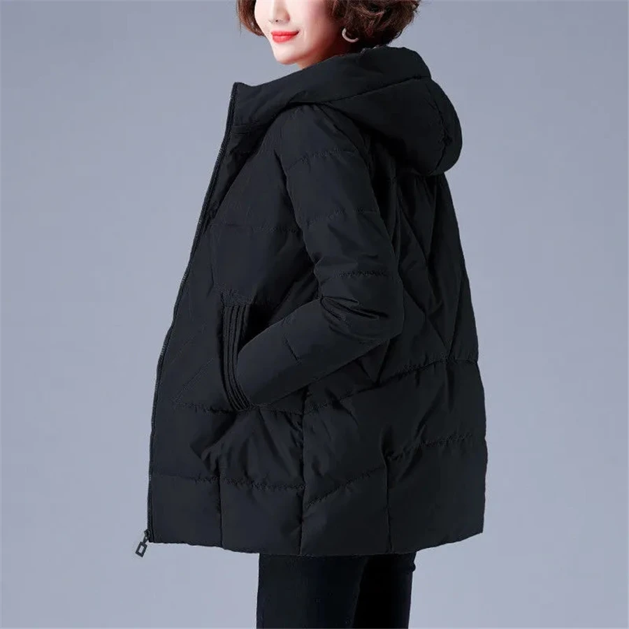 Drune | Elegante unifarbene gerippte gesteppte Jacke mit Reißverschluss ideal für Herbst/Winter