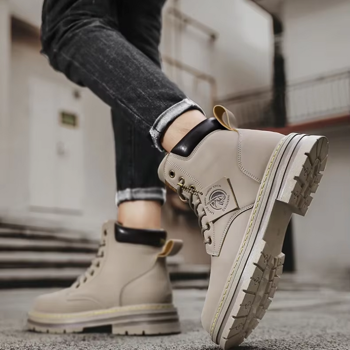 Drune | Outdoor Herrenschuhe Stiefel Mit Rutschfester Sohle Und Schnürung