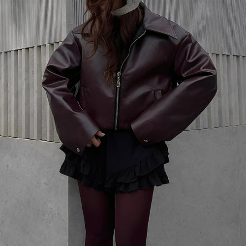Drune | Stylischer, Lässiger Streetcoat für Frauen