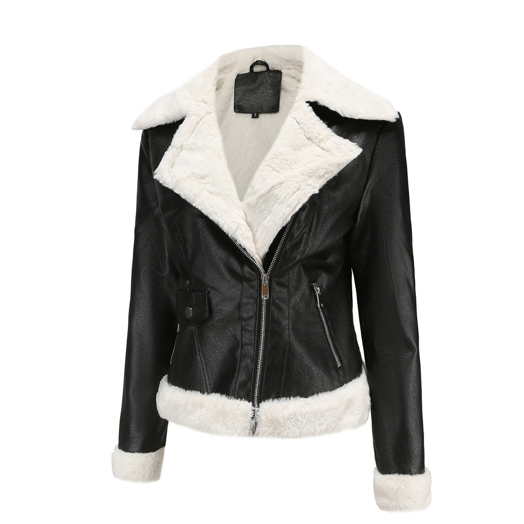 Drune | Winterlederjacke mit Fleece-Futter