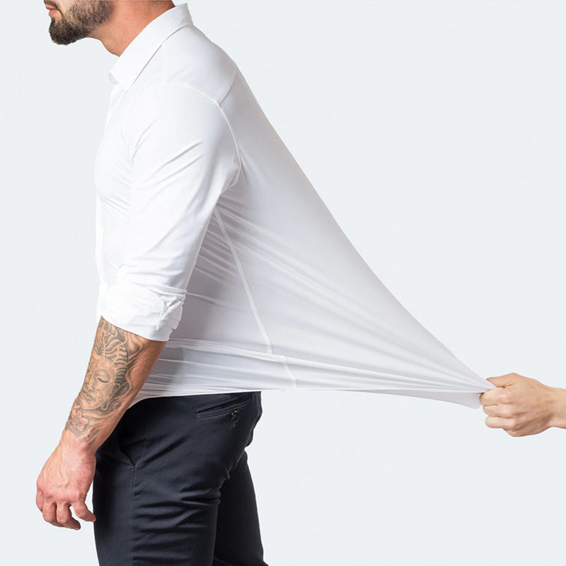 Drune | Stretch/knitterfreie Hemd