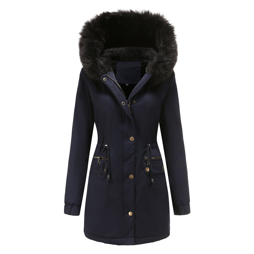 Drune | Damen Wintermantel mit Fleece-Futter und Kapuze