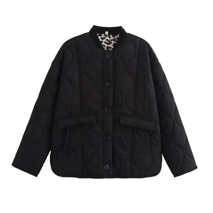 Drune | Jacke mit Leopardenfutter für Damen