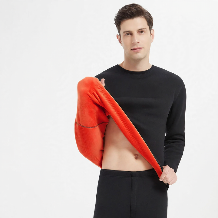 Thermisches Unterwäsche-Set, gefüttert, für Damen und Herren