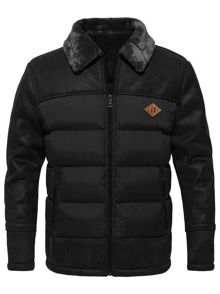 Drune | 2-in-1 Dicke Kapuzen Thermo Winter Jacke Für Herren - Perfekt für Outdoor-Aktivitäten