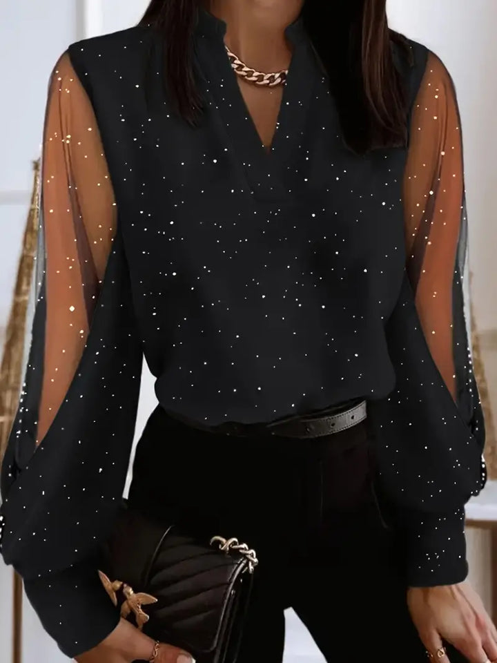 Drune | Elegante Bluse mit Fallendem Ausschnitt