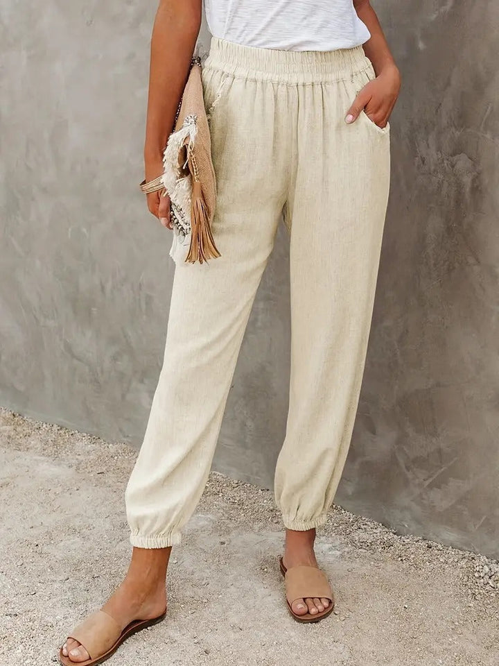 Drune - Lange Hose mit hoher Taille