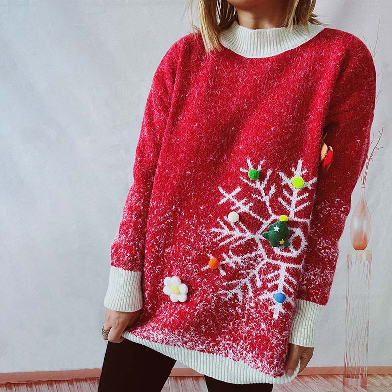 Drune | Satz Aus Weihnachtspullover und Schal