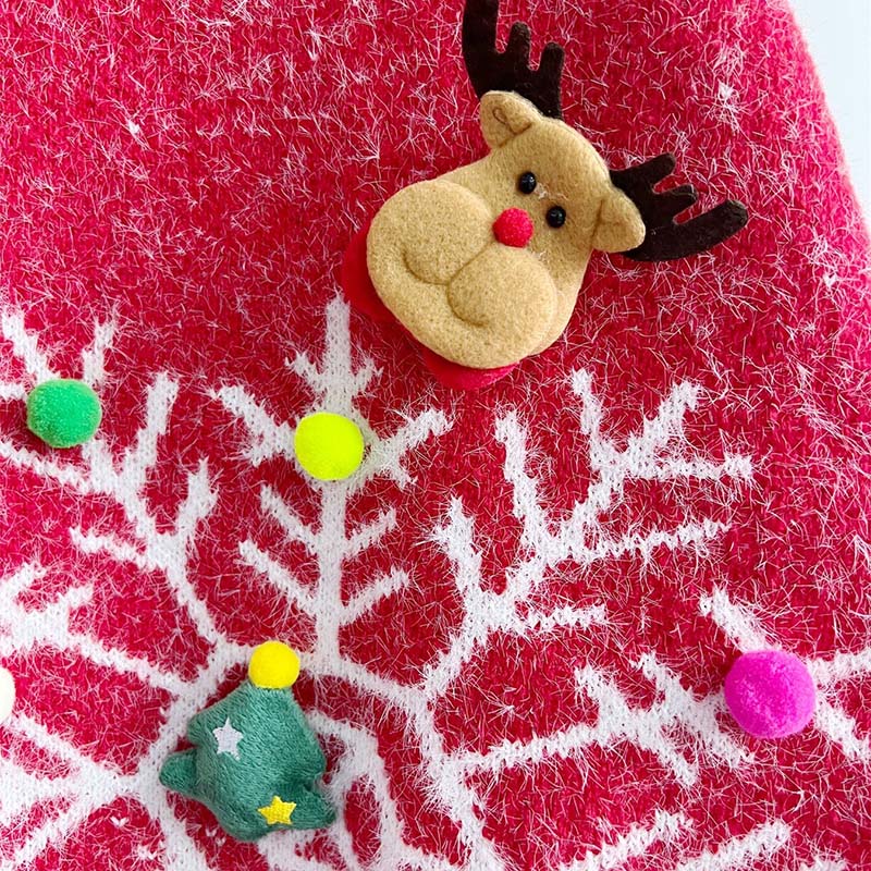 Drune | Satz Aus Weihnachtspullover und Schal