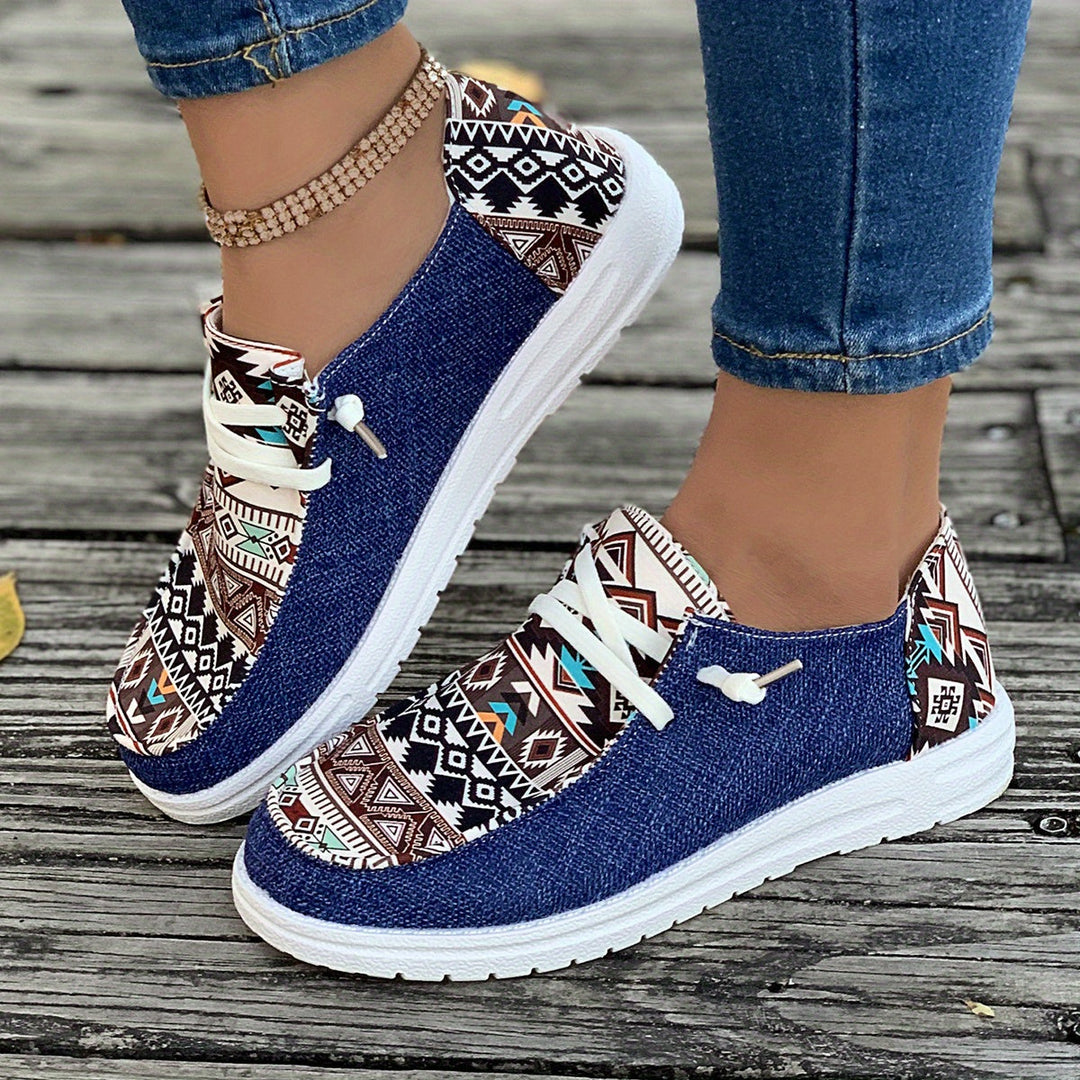 Drune | Canvas-Schuhe mit Print