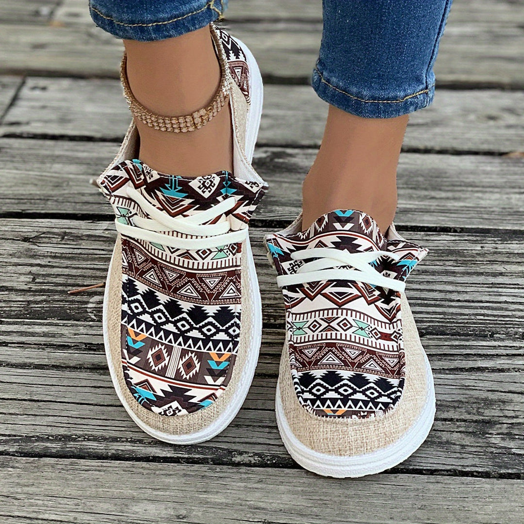 Drune | Canvas-Schuhe mit Print