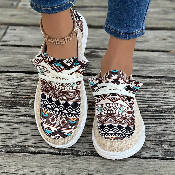 Drune | Canvas-Schuhe mit Print