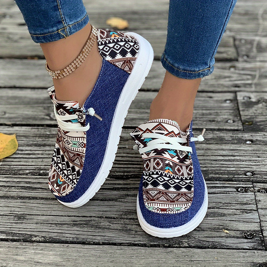 Drune | Canvas-Schuhe mit Print