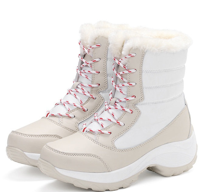 Drune | wasserdichte Winterstiefel mit Plüschfutter, Schnürverschluss und stabiler Sohle