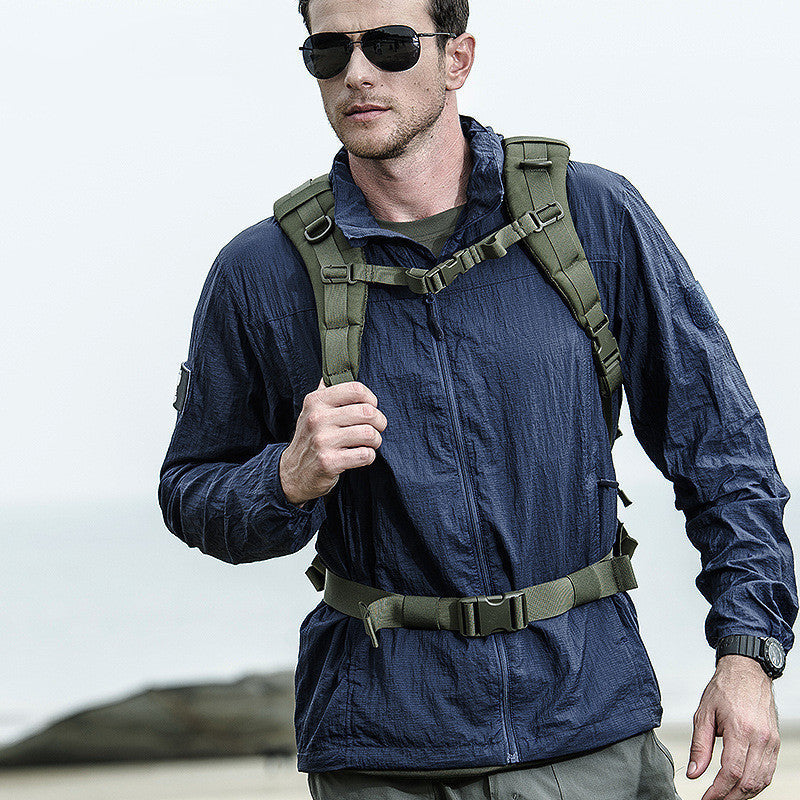 Drune | Leichte Wasserdichte Jacke Mit Reißverschluss