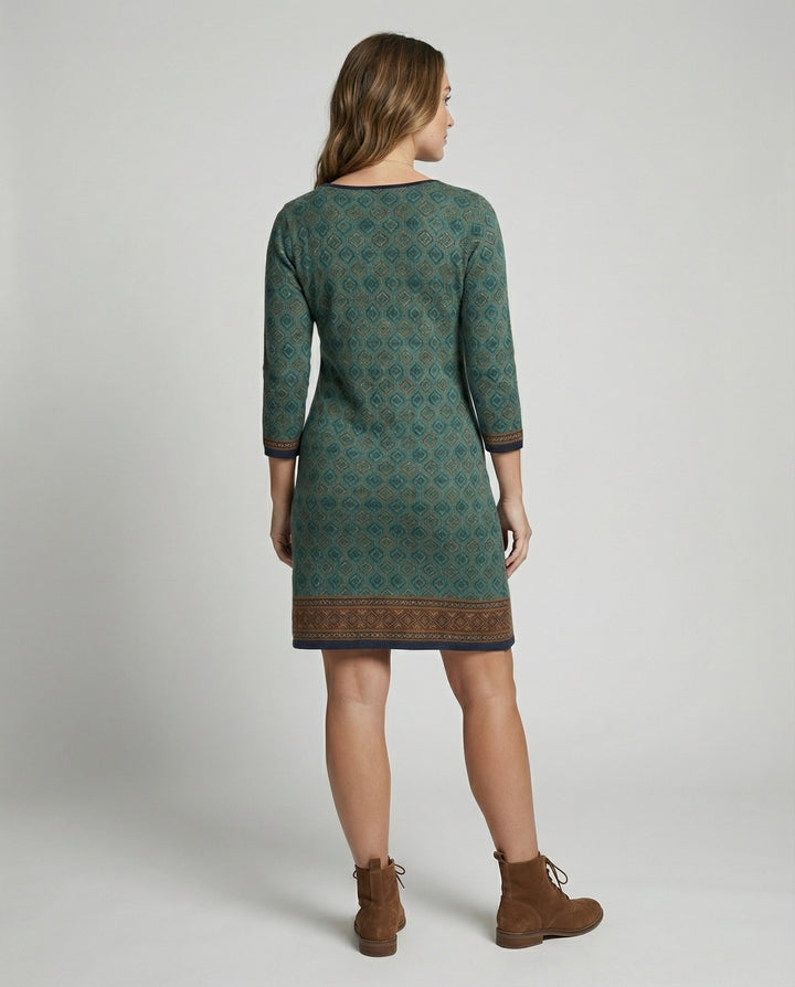 Boho Elegantes Midikleid Damen | Drune
