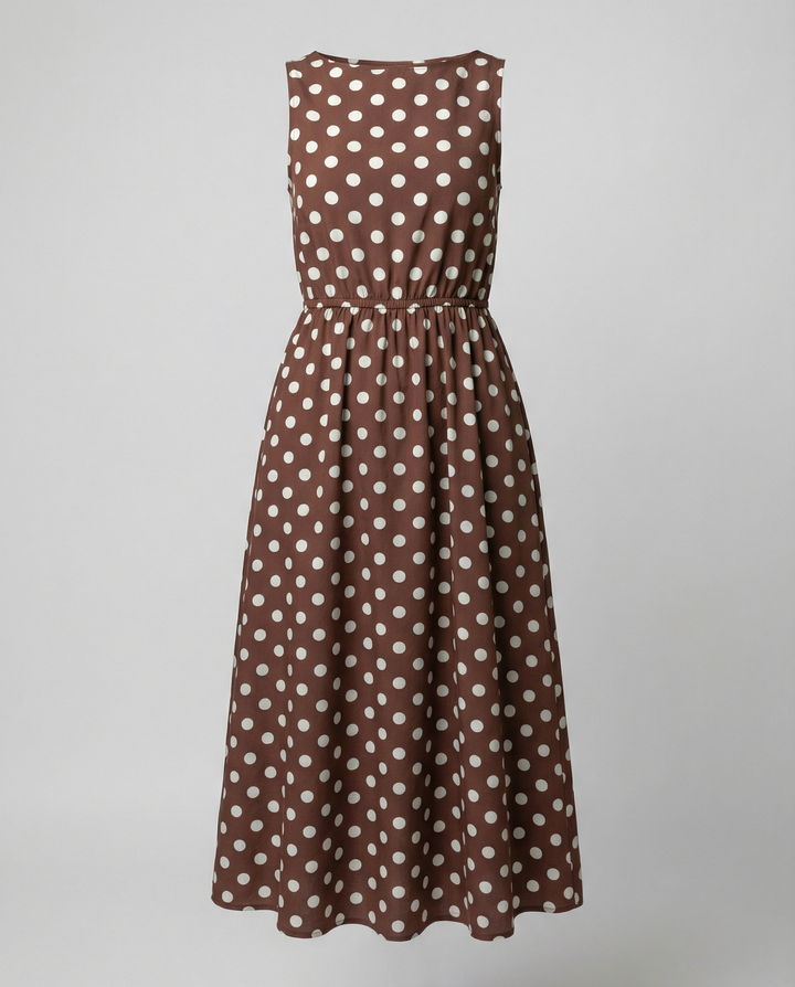 Drune | Elegantes Sommerkleid mit Pünktchen
