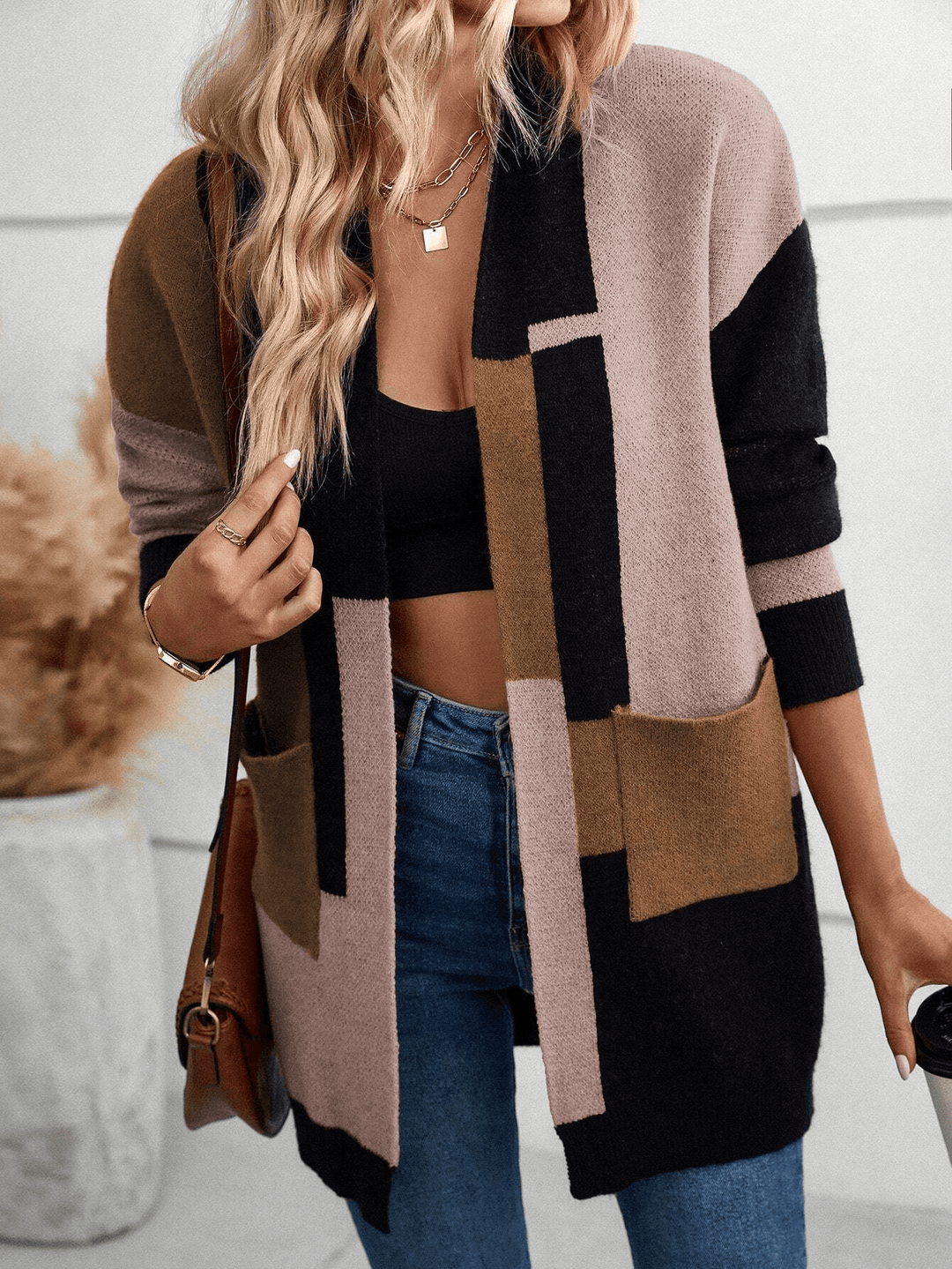 Drune | Elegante und Lässige Winter Strickjacke