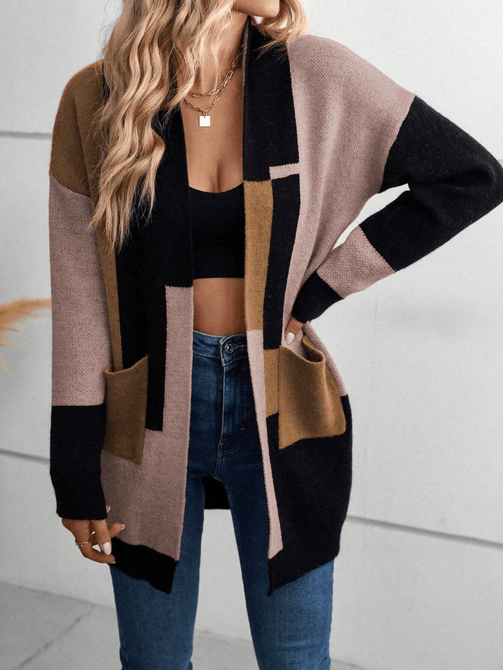 Drune | Elegante und Lässige Winter Strickjacke