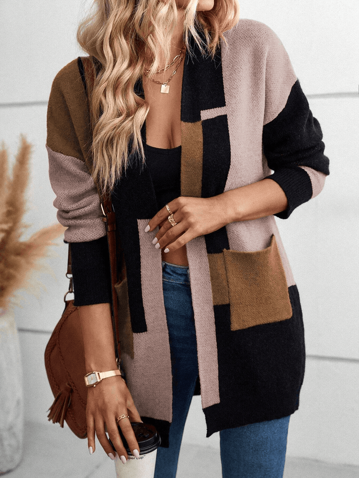 Drune | Elegante und Lässige Winter Strickjacke