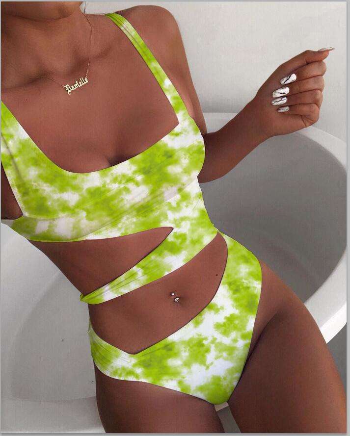 Damen Einteiler Badeanzug mit raffinierten Cut-Outs und modernem Design Drune