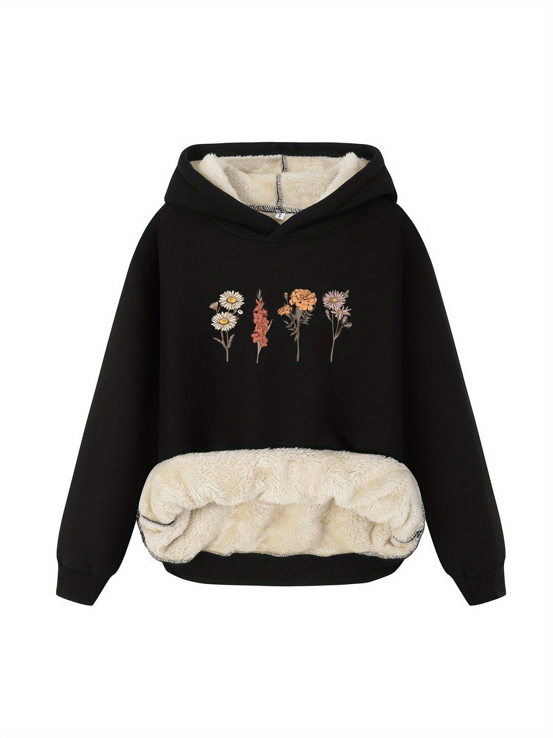 Drune | Fleece Pullover Hoodie mit Kapuze für Damen - Perfekt für den Alltag