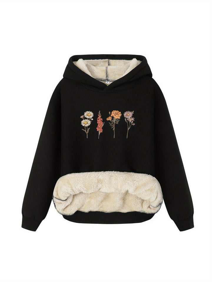 Drune | Fleece Pullover Hoodie mit Kapuze für Damen - Perfekt für den Alltag