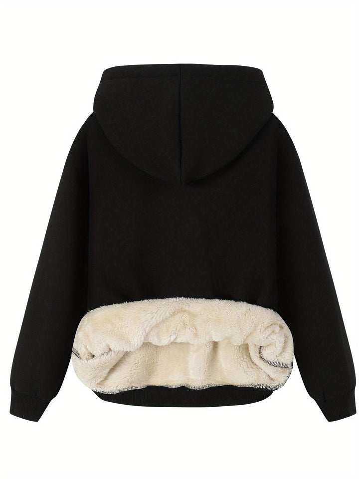 Drune | Fleece Pullover Hoodie mit Kapuze für Damen - Perfekt für den Alltag