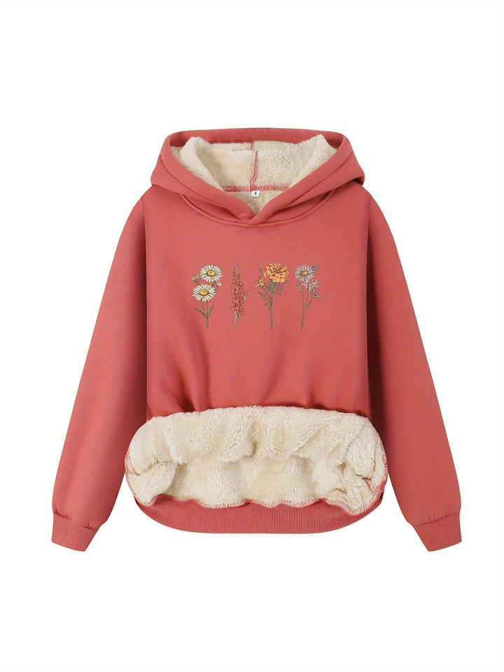Drune | Fleece Pullover Hoodie mit Kapuze für Damen - Perfekt für den Alltag