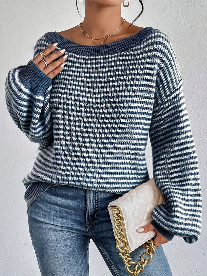 Drune | Gestreifter Pullover Lässig und Stilvoll Weicher Komfort