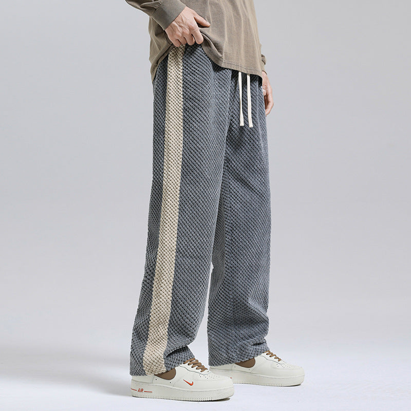 Drune | Herrenmode-Hose Aus Dicker Baumwolle