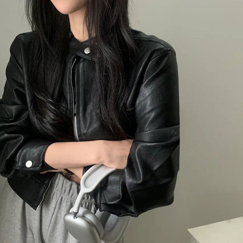 Drune | Retro-Jacke mit Stehkragen und Reißverschluss