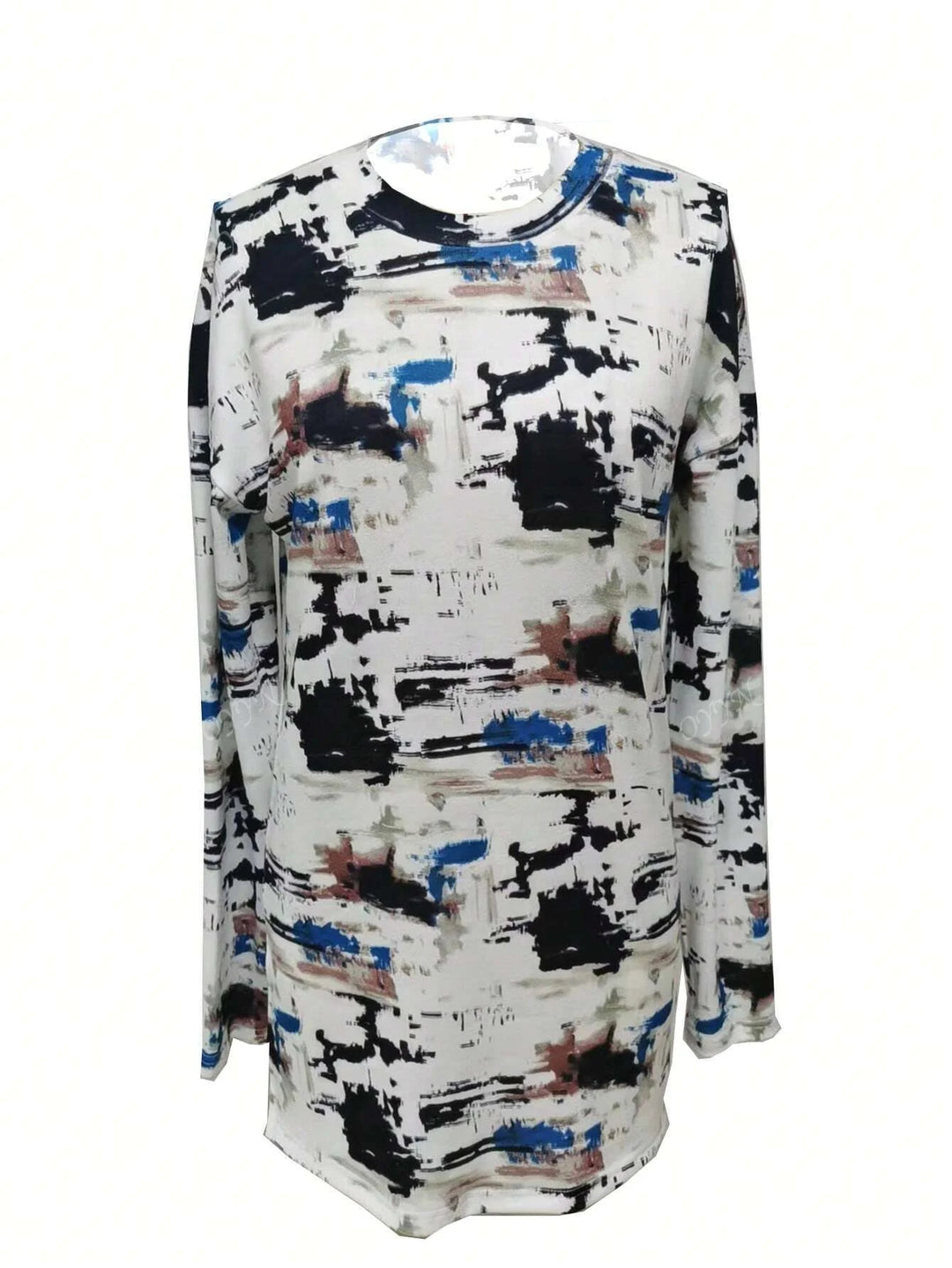 Drune | Damen Digitaldruck Langarm-T-Shirt