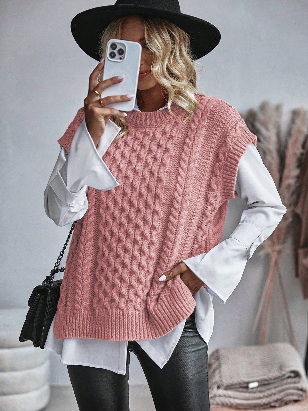 Drune | Bequemes Damen Strickgilet mit Lockerer Passform