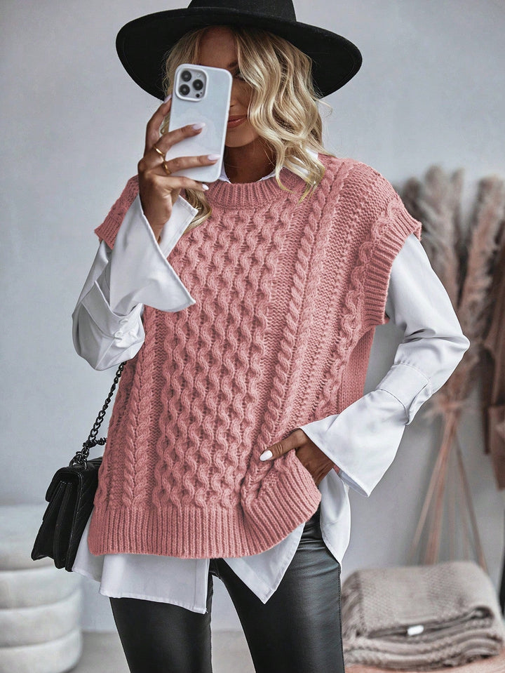 Drune | Bequemes Damen Strickgilet mit Lockerer Passform