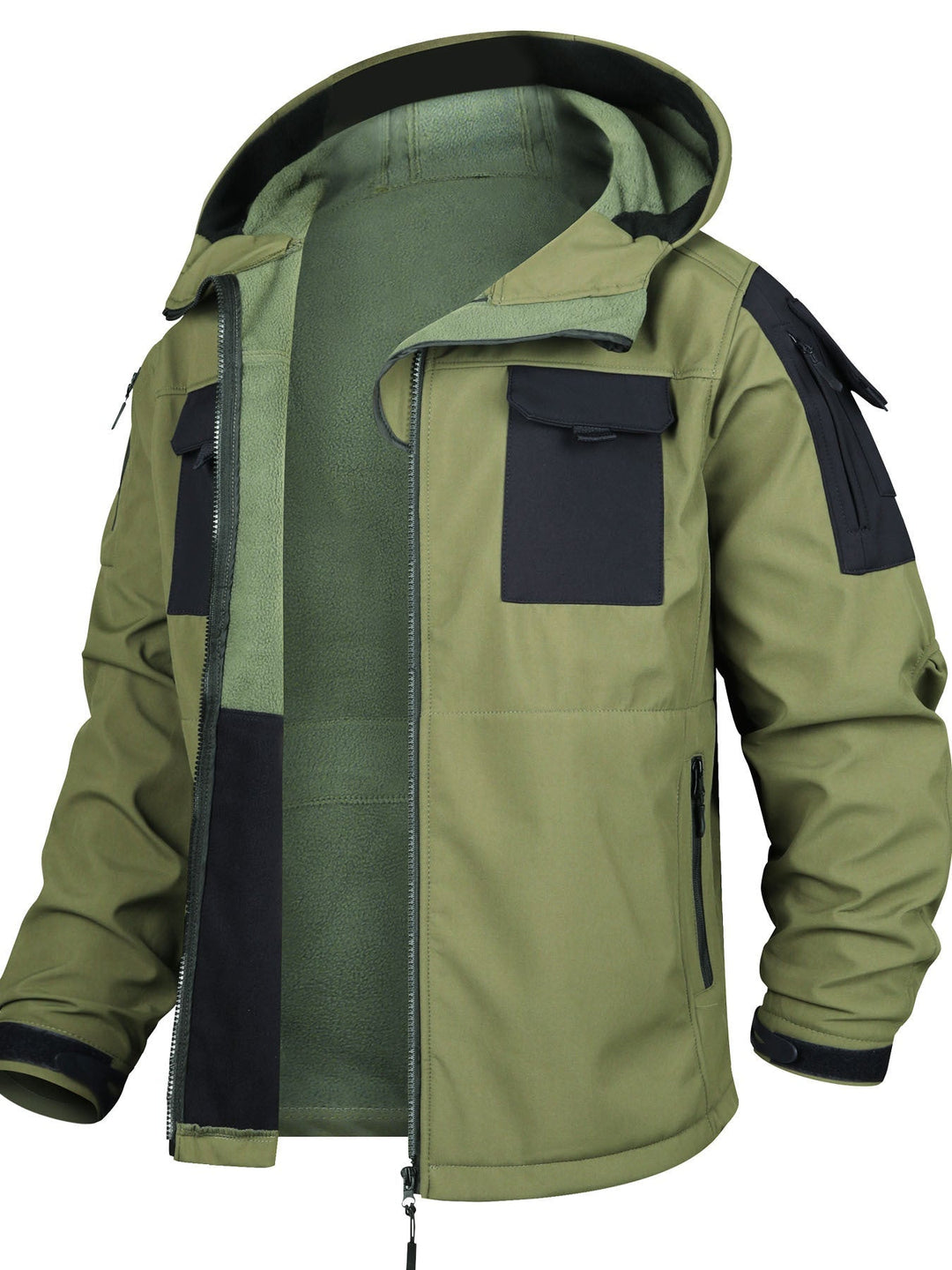 Drune | Taktische Herrenjacke mit Kapuze und wasserdichten Hosen - Ideal für Outdoor-Aktivitäten