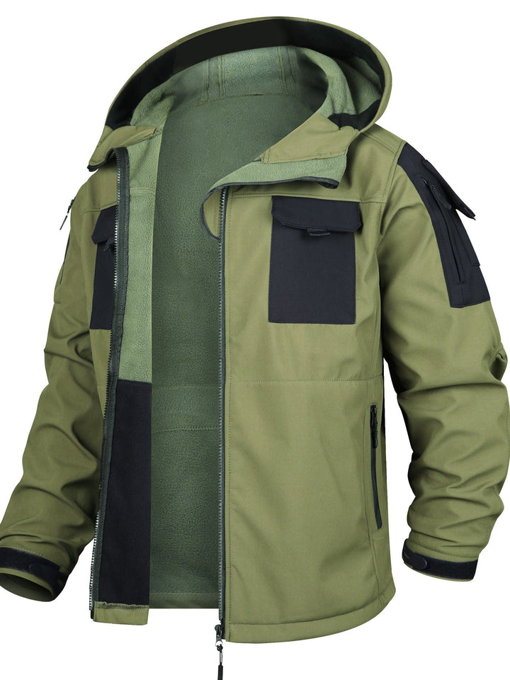Drune | Taktische Herrenjacke mit Kapuze und wasserdichten Hosen - Ideal für Outdoor-Aktivitäten