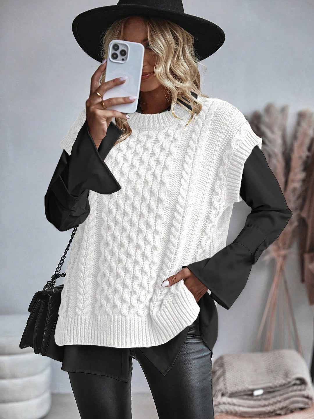 Drune | Bequemes Damen Strickgilet mit Lockerer Passform