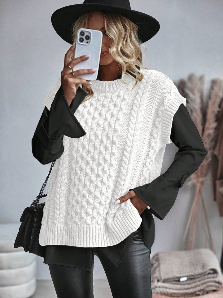 Drune | Bequemes Damen Strickgilet mit Lockerer Passform