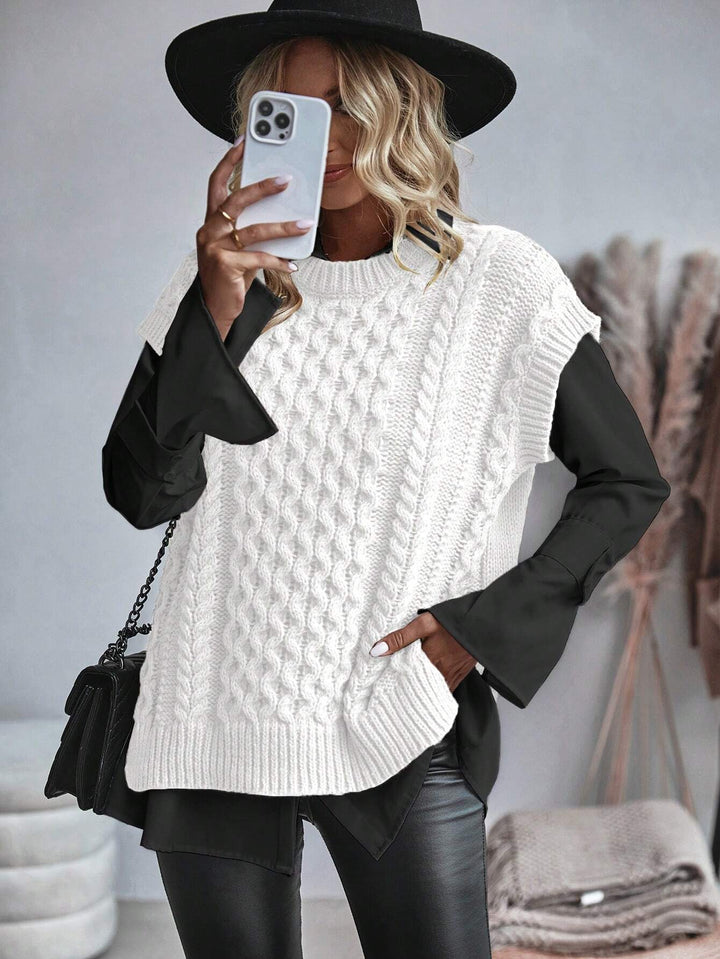 Drune | Bequemes Damen Strickgilet mit Lockerer Passform