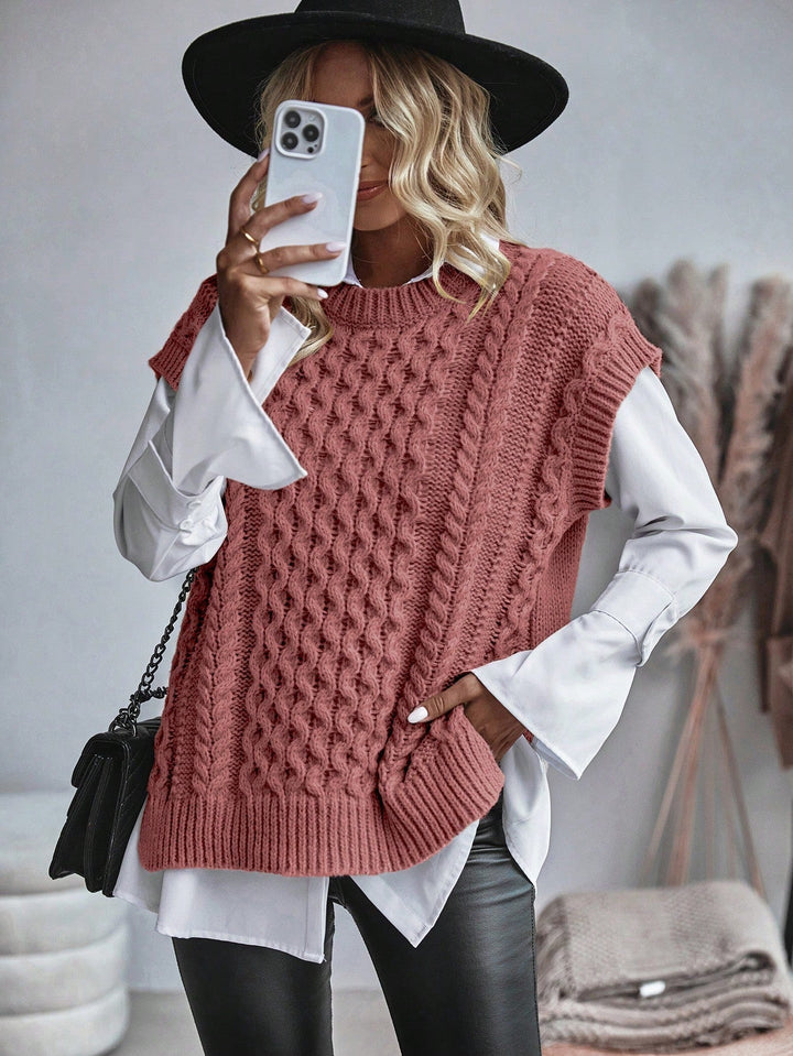 Drune | Bequemes Damen Strickgilet mit Lockerer Passform