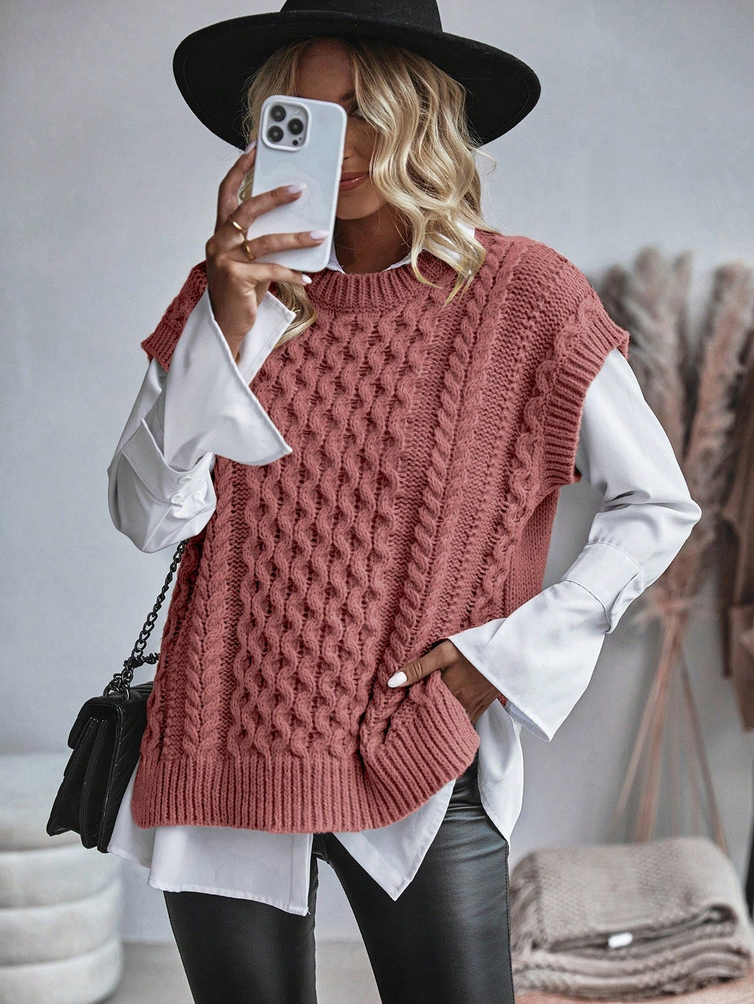 Drune | Bequemes Damen Strickgilet mit Lockerer Passform