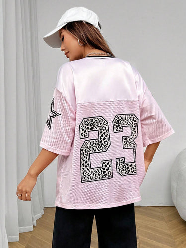 Drune | Jersey Shirt Mit Animal Print Sportlich, Trendy & Streetstyle Ready