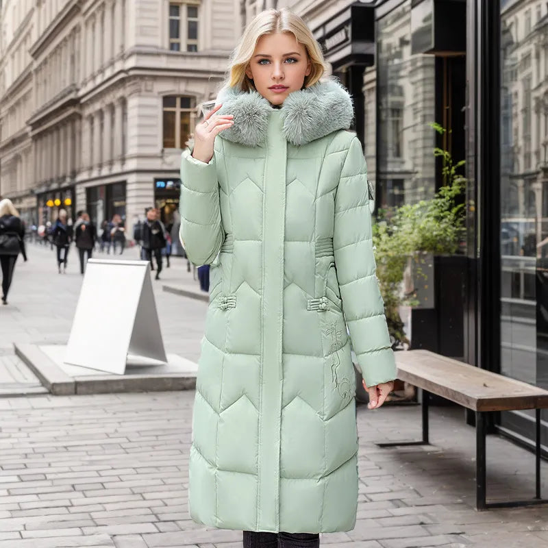 Drune | Lange schlanke Winterjacke
