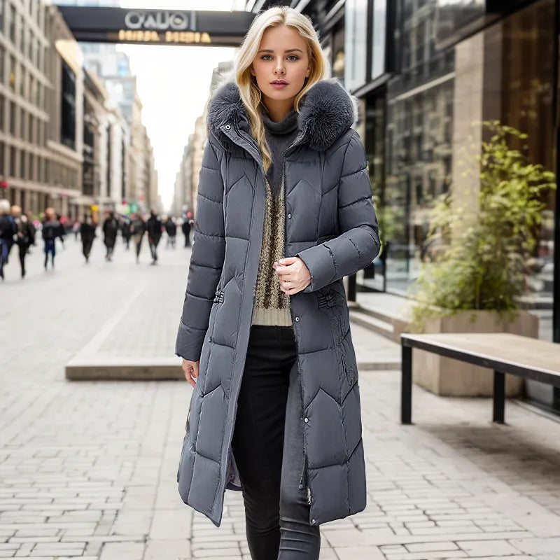 Drune | Lange schlanke Winterjacke