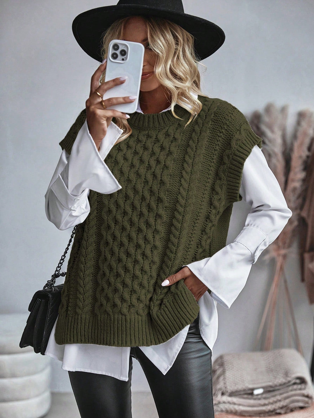 Drune | Bequemes Damen Strickgilet mit Lockerer Passform