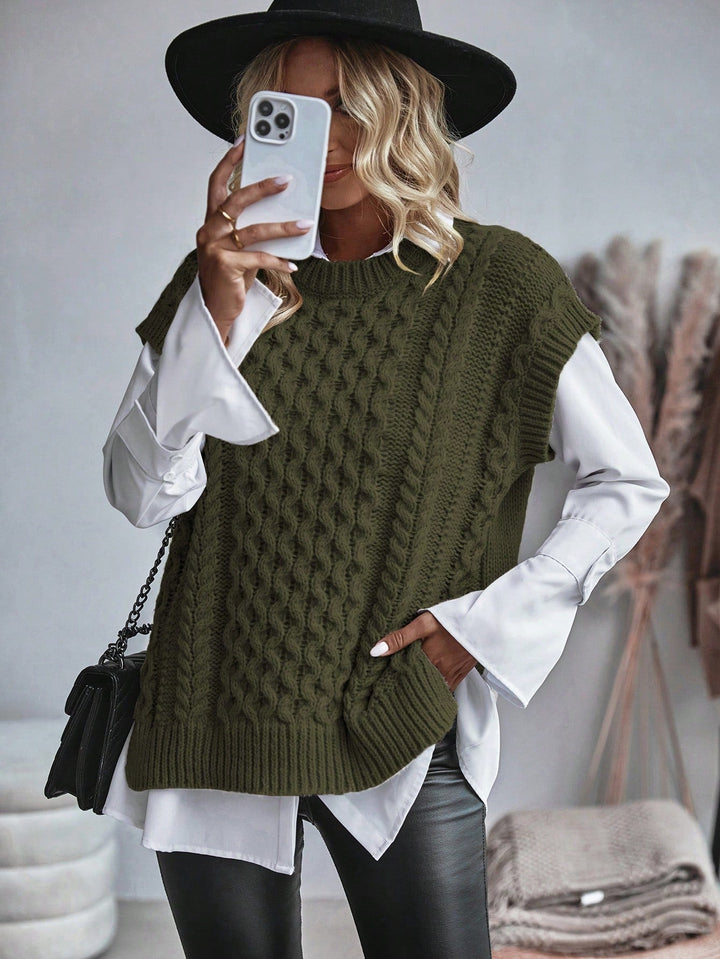 Drune | Bequemes Damen Strickgilet mit Lockerer Passform